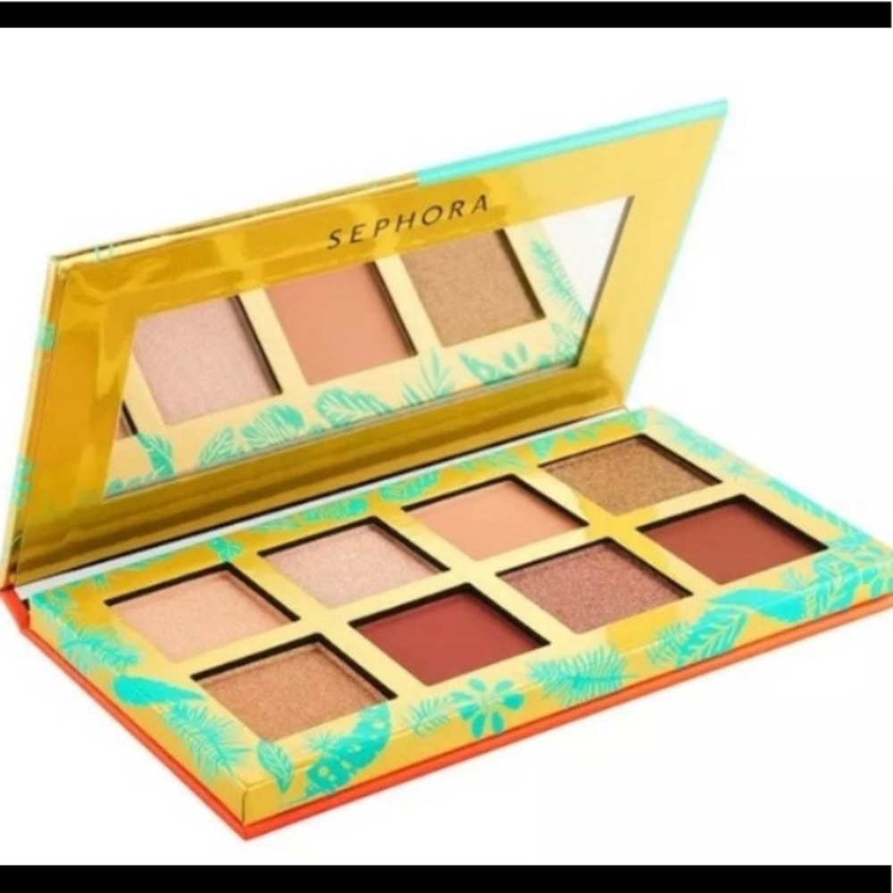 Sephora Collection Animal Eyes Eyeshadow Palette 8 Shadows Brown Gold Bronze - Picture 1 of 8